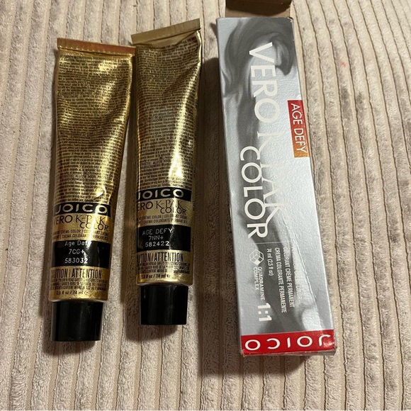 Joico Vero k-pak hair dye permanent cream color age defy lot NEW copper brown 5 - Picture 4 of 4